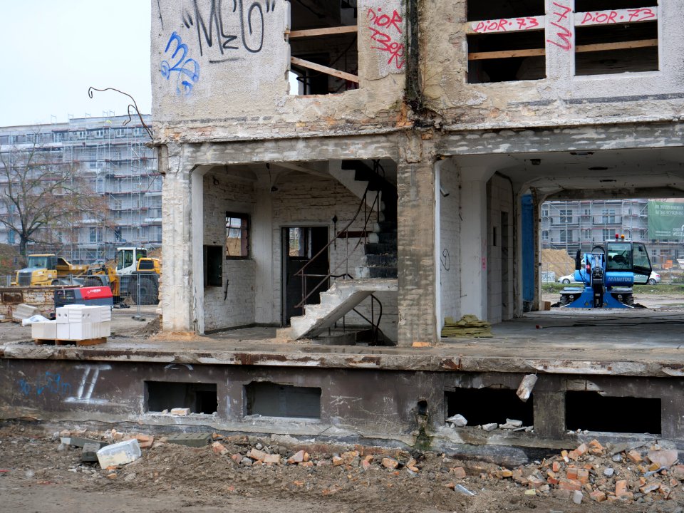 Wehrmachtsspeicher during reconstruction on 2019-11-21 03