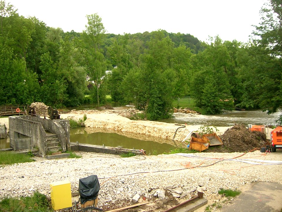 Wehr Willibaldsbrücke Eichstätt -Abbau 2016-06-19 (08)