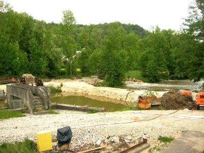 Wehr Willibaldsbrücke Eichstätt -Abbau 2016-06-19 (08)