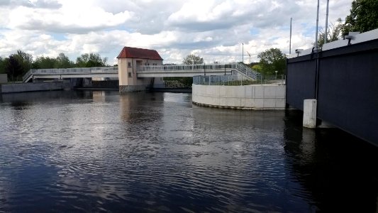Wehr Kraftwerk Donaustetten