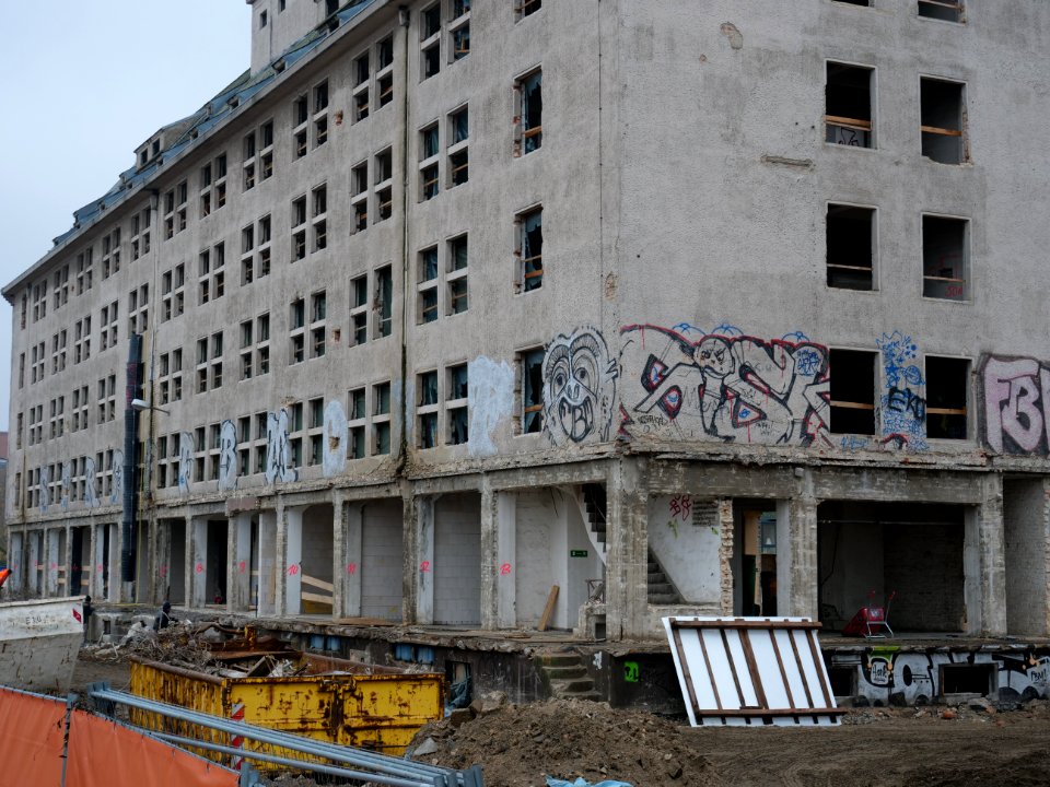 Wehrmachtsspeicher during reconstruction on 2019-11-21 11