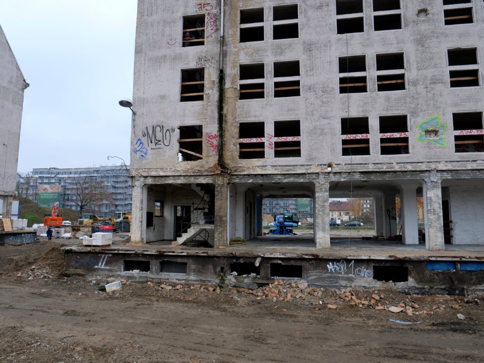 Wehrmachtsspeicher during reconstruction on 2019-11-21 01