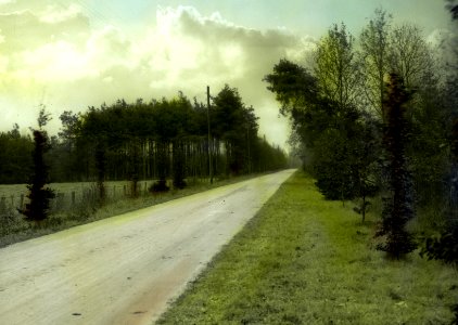 Wegen en aanleg van wegen , asfaltbetonweg, Bestanddeelnr 193-1110