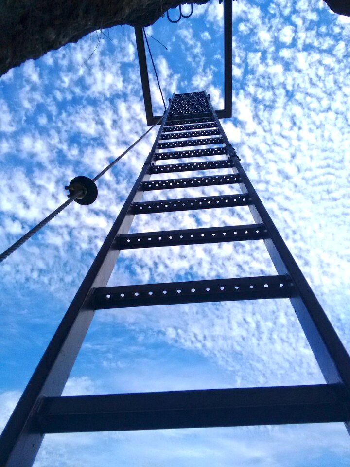 Climb blue green