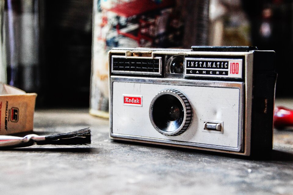 Camera kodak gray camera