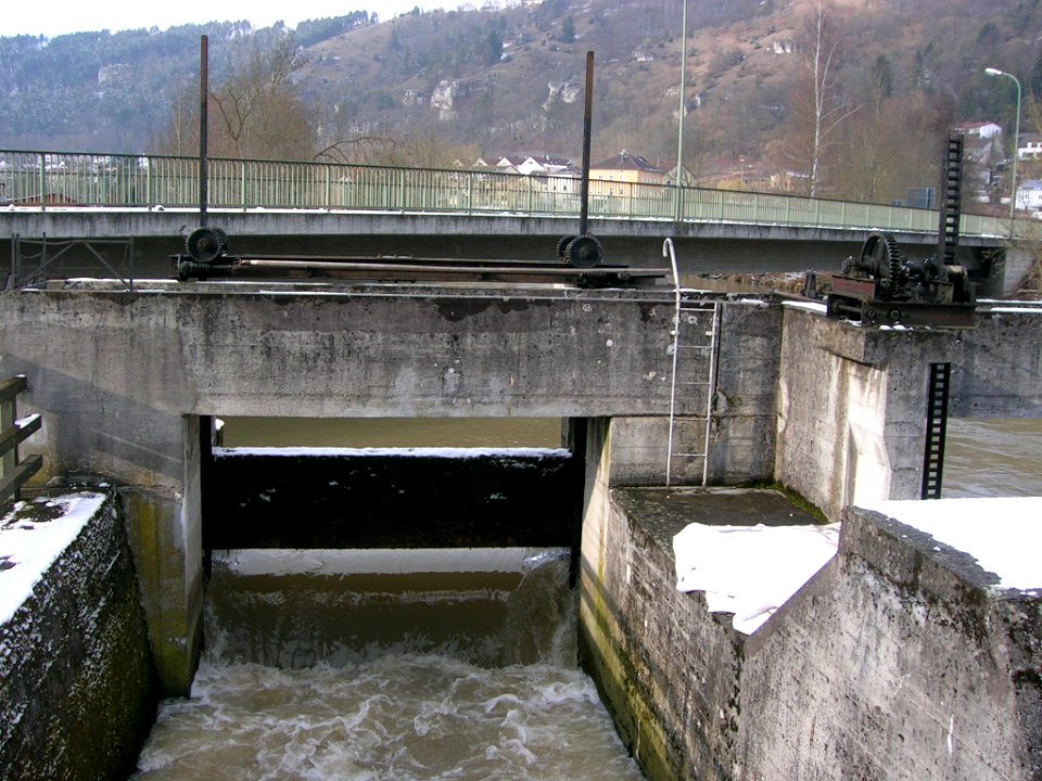 Wehr Willibaldsbrücke Eichstätt -Hochwasser 2013-02-10 (6)