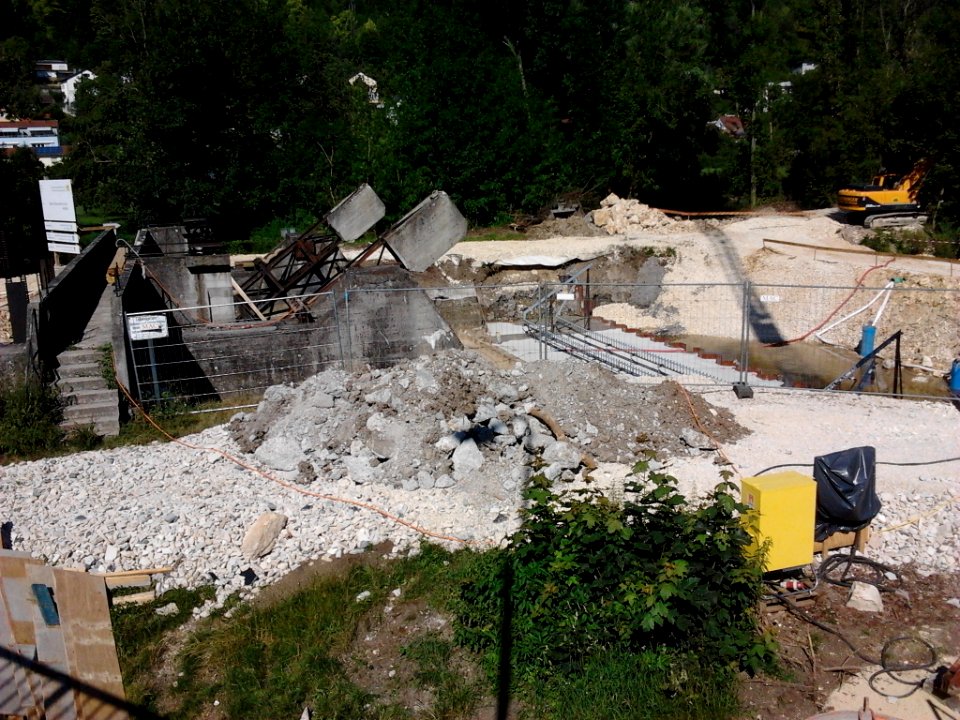 Wehr Willibaldsbrücke Eichstätt -Abbau 2016-07-10 (2)