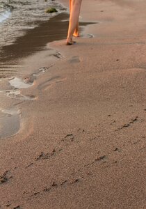 Sand water landscape photo