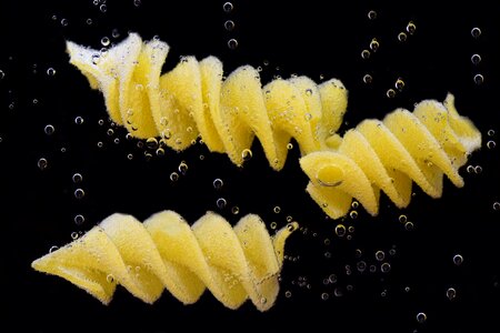 Spiral pasta food eat