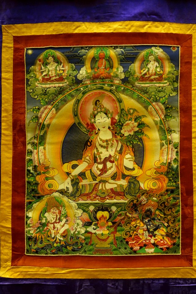 White Tara, Tibet, 1644-1911 AD - Sichuan Provincial Museum - Chengdu, China - DSC04498