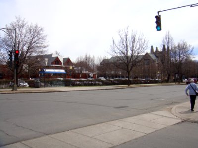 Westmount Public Library and Victoria Hall in May 2015