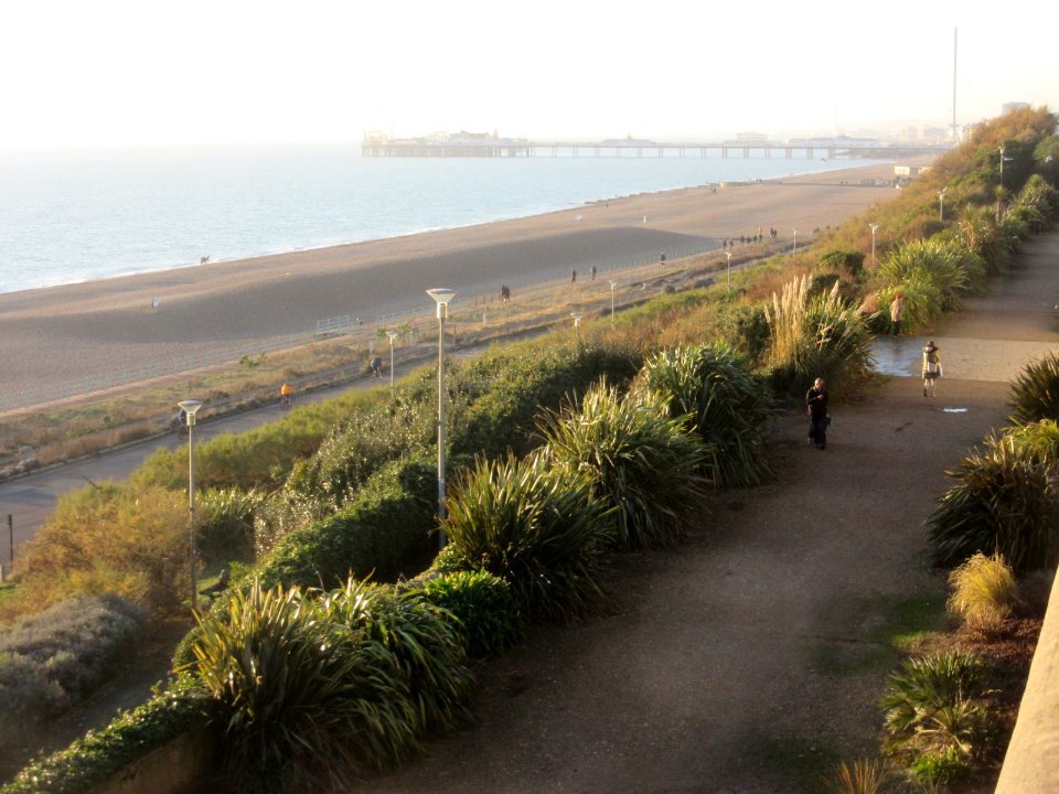 Westward view across Duke's Mound, Kemp Town, Brighton (December 2016) (2)
