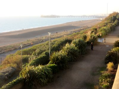 Westward view across Duke's Mound, Kemp Town, Brighton (December 2016) (2)