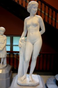 White Captive by Erastus Dow Plamer, view 1, 1858, plaster - Albany Institute of History and Art - DSC08252