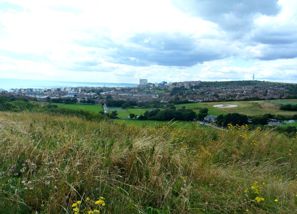 Westward view across Brighton from East Brighton Golf Club (August 2014) (3)