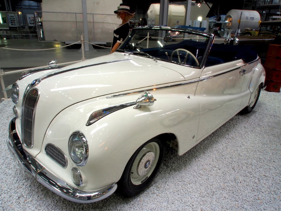 White BMW 502 Cabrio pic3