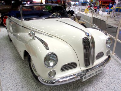 White BMW 502 Cabrio pic1