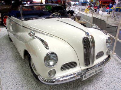 White BMW 502 Cabrio pic1 photo