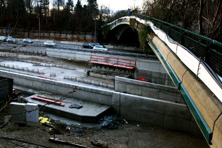 Westparkbruecke Blick Richtung West