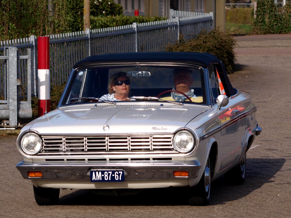 White Dodge Dart-001