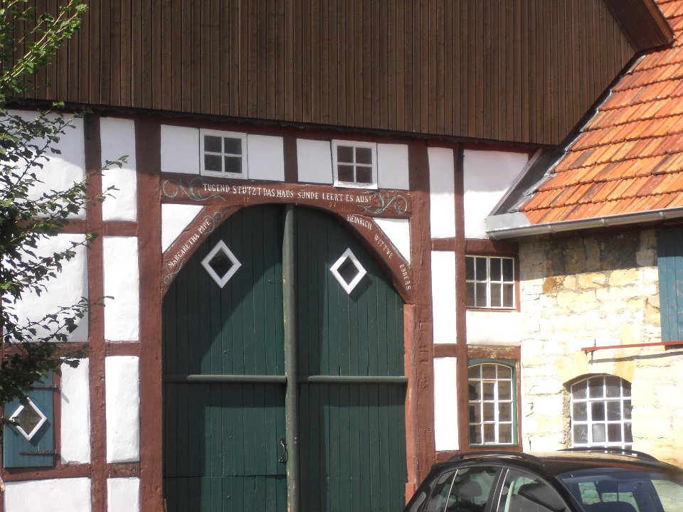 Wewelsburg (Ortschaft) - Bückerweg 1 - Inschrift