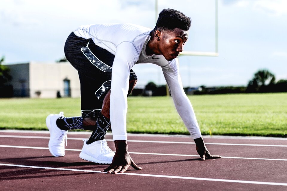 Running sport track