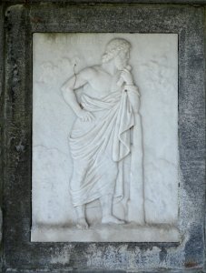 White Memorial Fountain relief - Weatogue, Connecticut - DSC09347