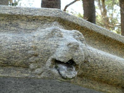 White Memorial Fountain spout - Weatogue, Connecticut - DSC09350