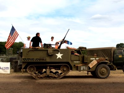 White halftrack 'To Hell With It!' with USAW-409826 pic1