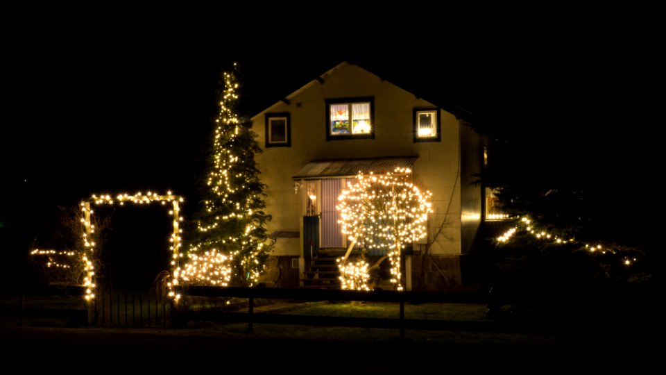 White LED lights in Tuntorp