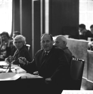 Wethoudersverkiezing in de Raadzaal van het Stadhuis, Bestanddeelnr 914-2697