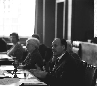 Wethoudersverkiezing in de Raadzaal van het Stadhuis, Bestanddeelnr 914-2692