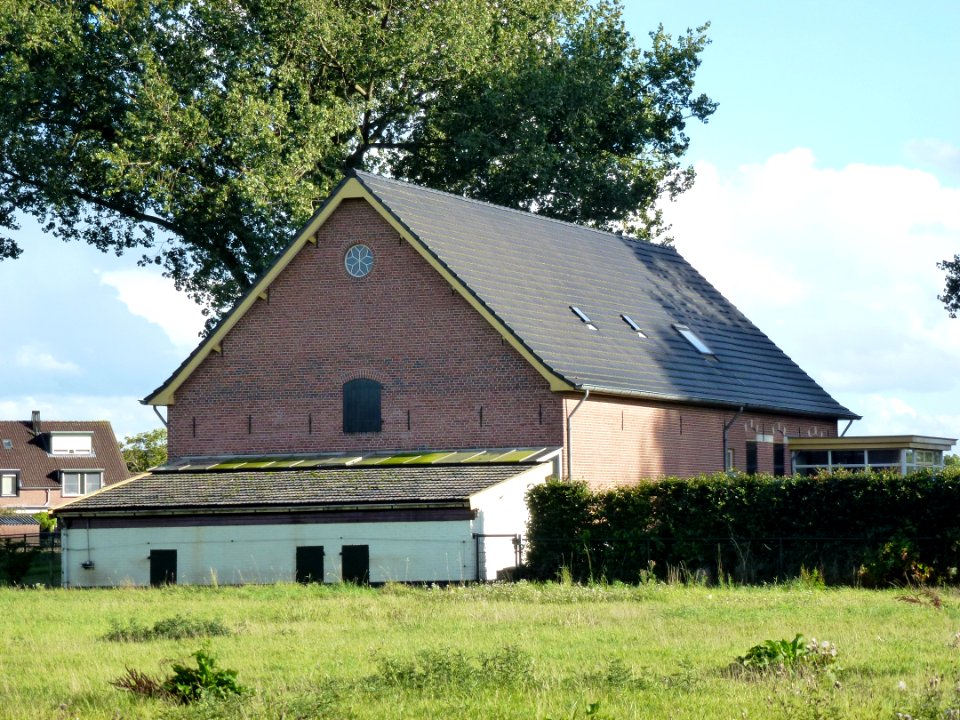 Weurt (Beuningen Gld) boerderij Oude Koningstraat 2 achterkant