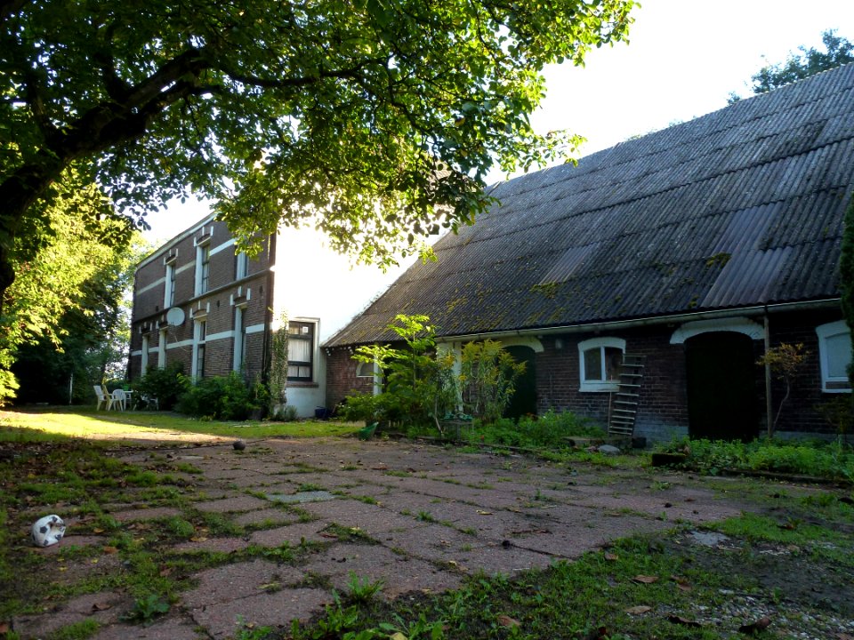 Weurt (Beuningen Gld) Boerderij Jonkerstraat 40 zijaanzicht