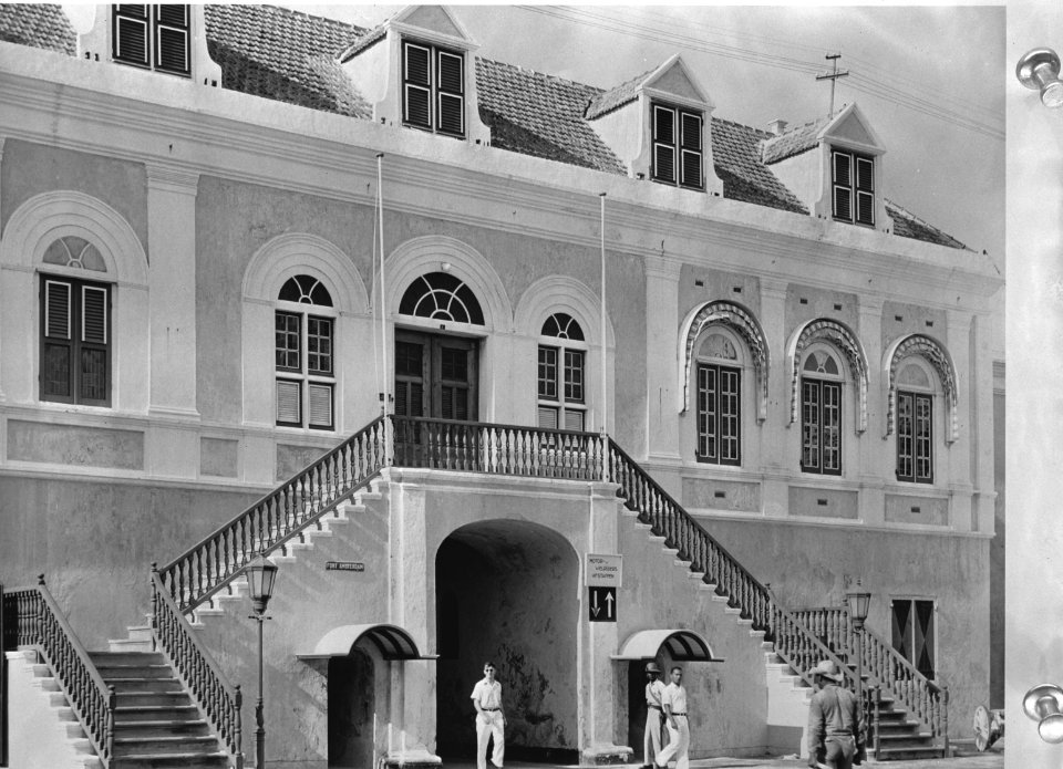 West-Indië. De residentie van de gouverneur in Fort Amsterdam op Curaçao, Bestanddeelnr 935-1529