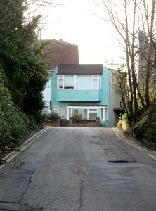 Westward View along Hollingdean Lane, Brighton (November 2015)