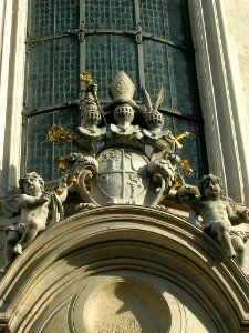 Westfassade Dom Eichstätt -Wappen (1)