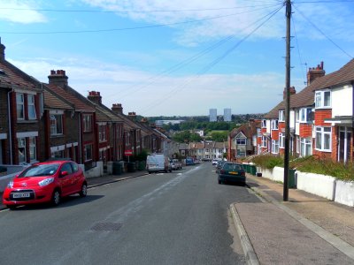 Westward view along Ladysmith Road, Brighton (August 2013) (1)