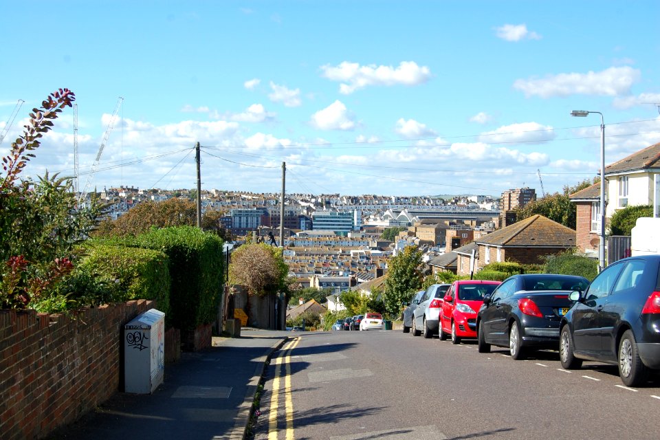 Westward view down Sussex Street, Brighton (September 2018) (1)