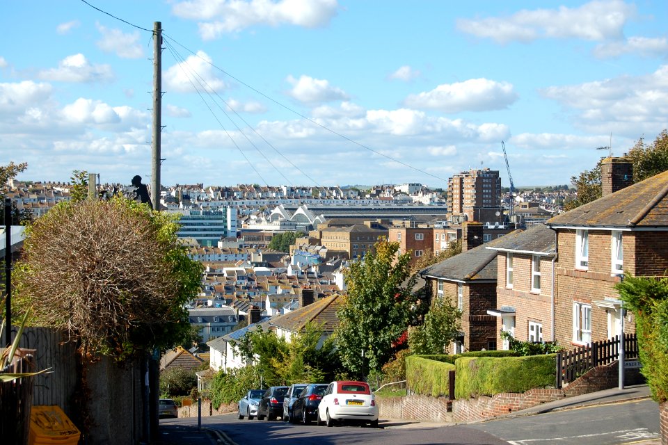 Westward view down Sussex Street, Brighton (September 2018) (2)