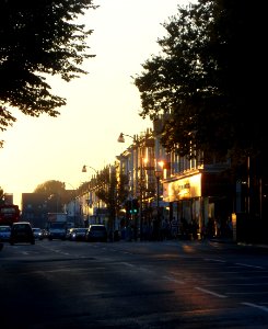 Westward view along Blatchington Road, Hove (August 2013)