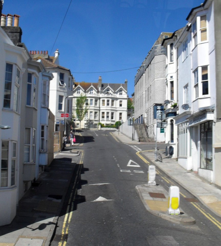 Westward view along Upper Gloucester Road, Brighton (May 2010)
