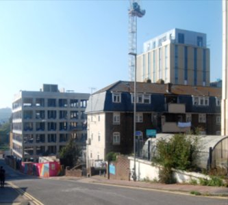 Westward view along Kingswood Street, Carlton Hill, Brighton (August 2019)