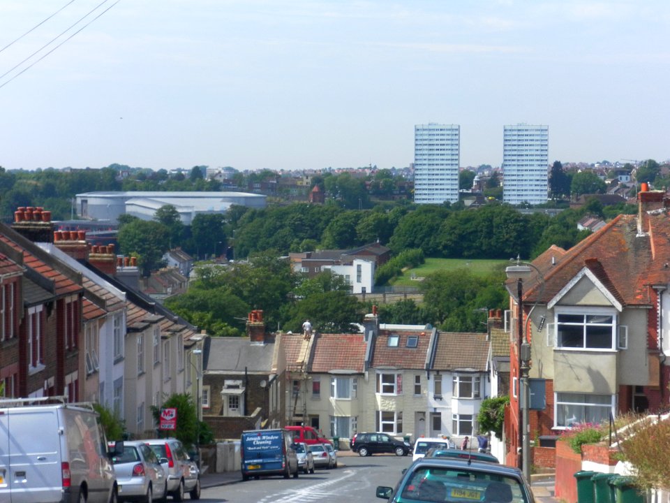 Westward view along Ladysmith Road, Brighton (August 2013) (2)