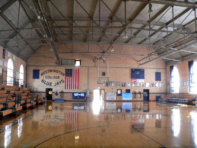 Westminster College gym interior face E