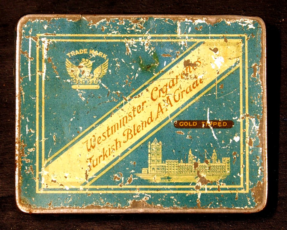 Westminster Cigarettes tin, Turkish Blend AA Grade
