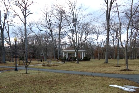 Westfield New Jersey public park with gazebo