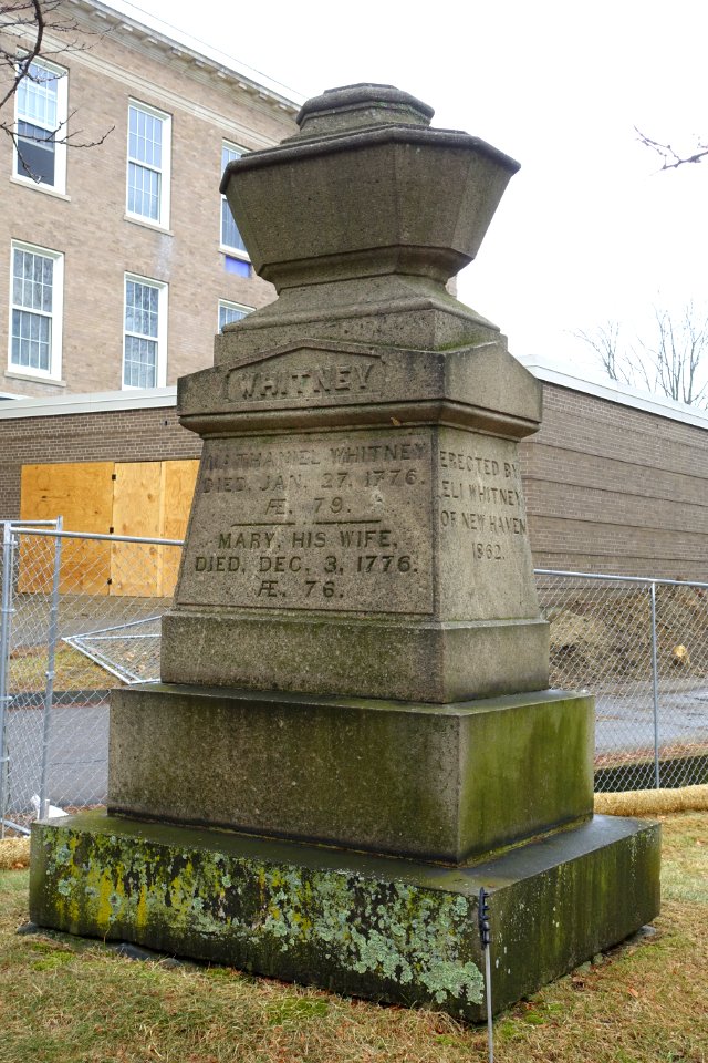 Whitney memorial, 1 of 2 - Memorial Cemetery - Westborough, Massachusetts - DSC04972