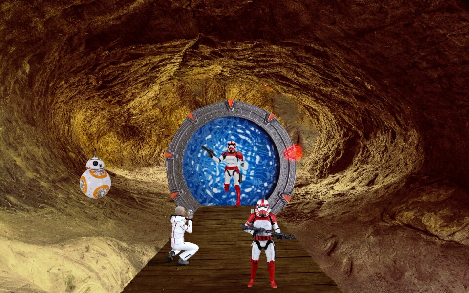 Stargate photomontage forward
