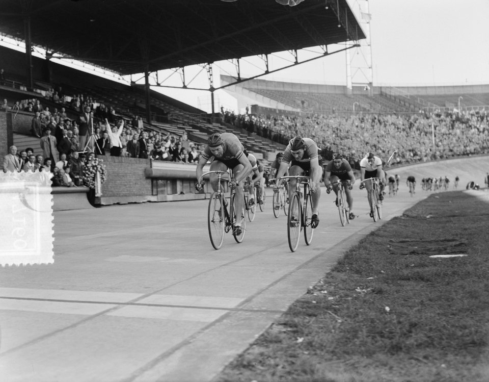 Wielerkampioenschap van Nederland 50 kilometer finish Faanhof en Bijster, Bestanddeelnr 904-7160